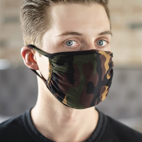 2 for 20! Camo print face mask - Picture 2 of 5